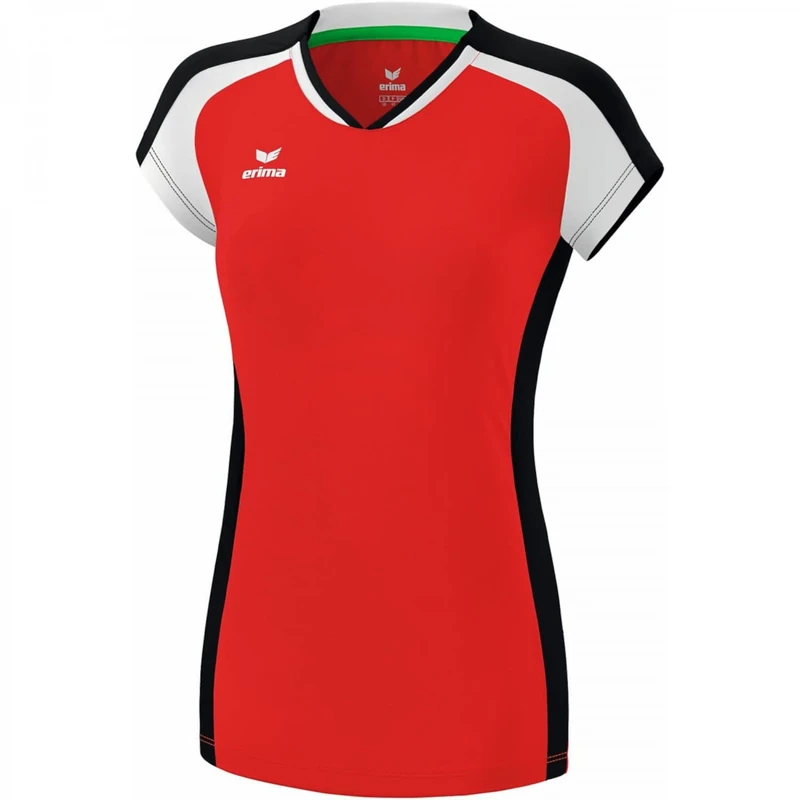 Erima Women's Gandia Shirt, Womens, Shirt, 6282101, Red/Black/White, 34 (EU)