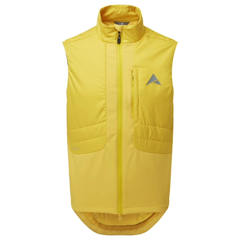 Altura Mens Esker Dune Water Repellent Insulated Windproof Mountain Bike Gilet - Mustard - Large