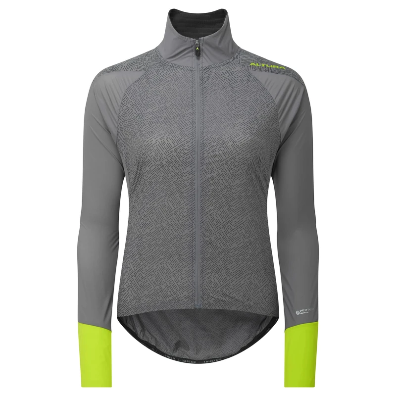 Altura Womens Icon Rocket Windproof Water Repellent Packable Cycling Jacket - Charcoal - 16
