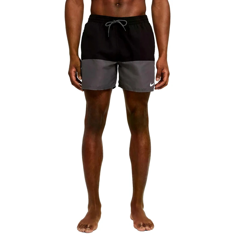 NIKE 5-Inch Volley Shorts for Men, Mens, Swim Briefs, NESSB451-001, Black, XL