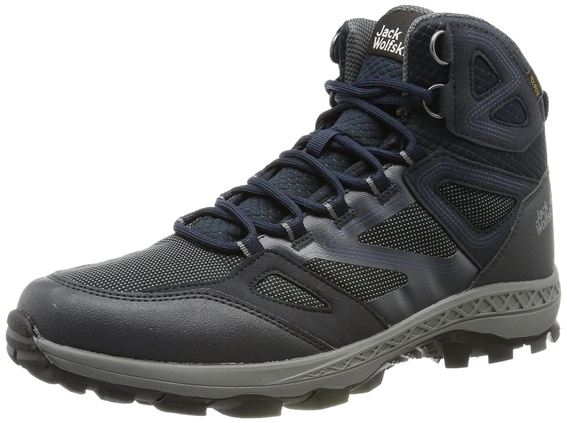 Jack Wolfskin Men's Downhill Texapore Mid M Walking Shoe, Dark Blue/Blue, UK 9 - Image 1