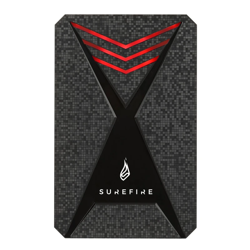 Surefire Gaming SSD 2.5" I 1 TB I external SSD I USB-C adapter I Windows & MacOSx I read/write speeds up to 450MB/s or 430MB/s I PC & Playstation & XboxI powered by Verbatim