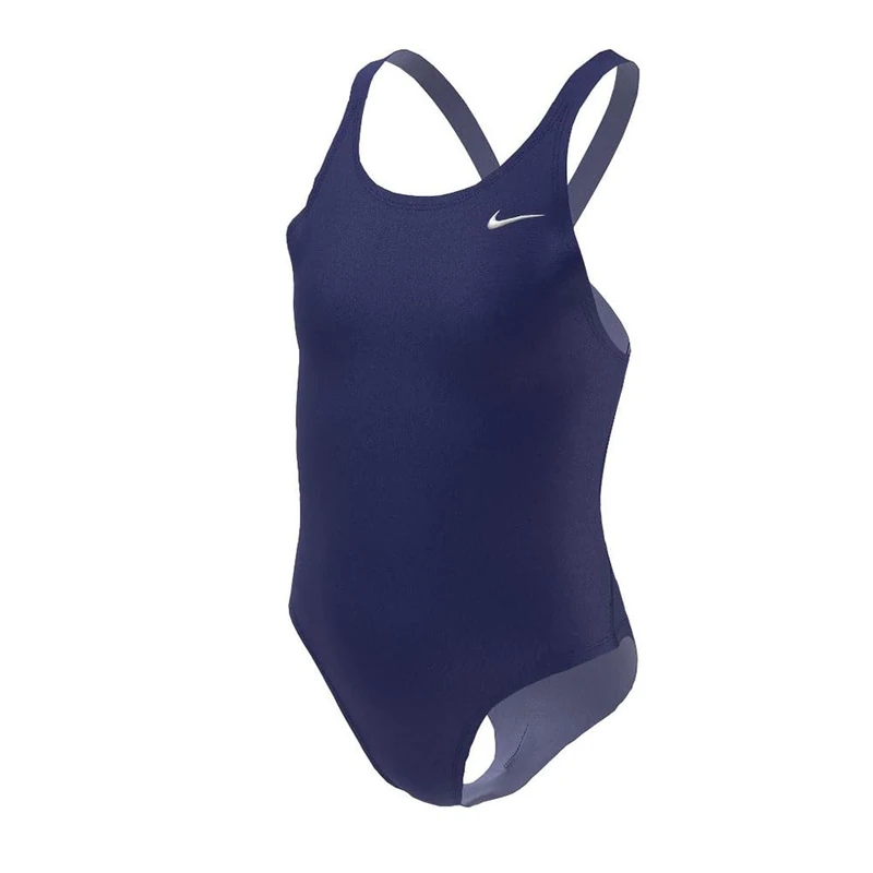 NIKE Fastback One Piece Swimsuit Girls, Girls, Sweatsuit, NESSA764-440, Midnight Navy Blue, 11 años