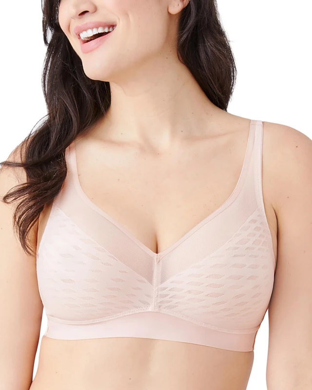 Wacoal Women's Elevated Allure Wire Free Bra, Rosedust, 34B