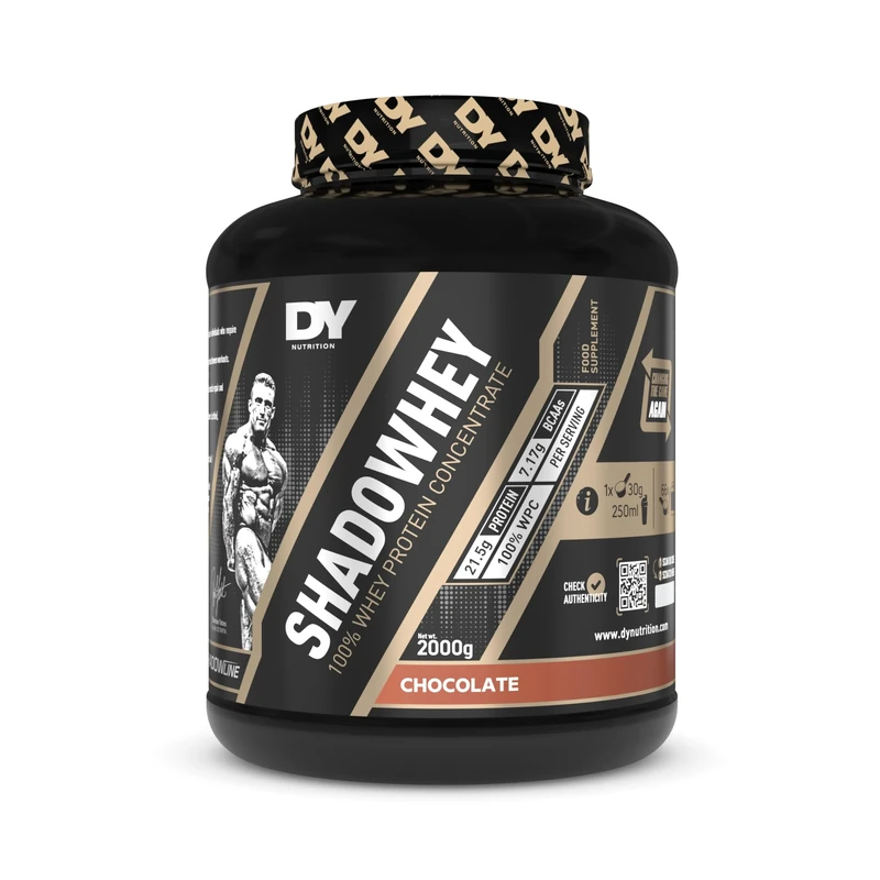 DY Nutrition - Shadowhey Whey Protein Concentrate Powder 2Kg | 23g Protein per Serving | 66 Servings | 7.3g of BCAAs | Sourced from EU Grass-Fed Cows | Premium Easy Mix & Digest Formula (Pistachio)