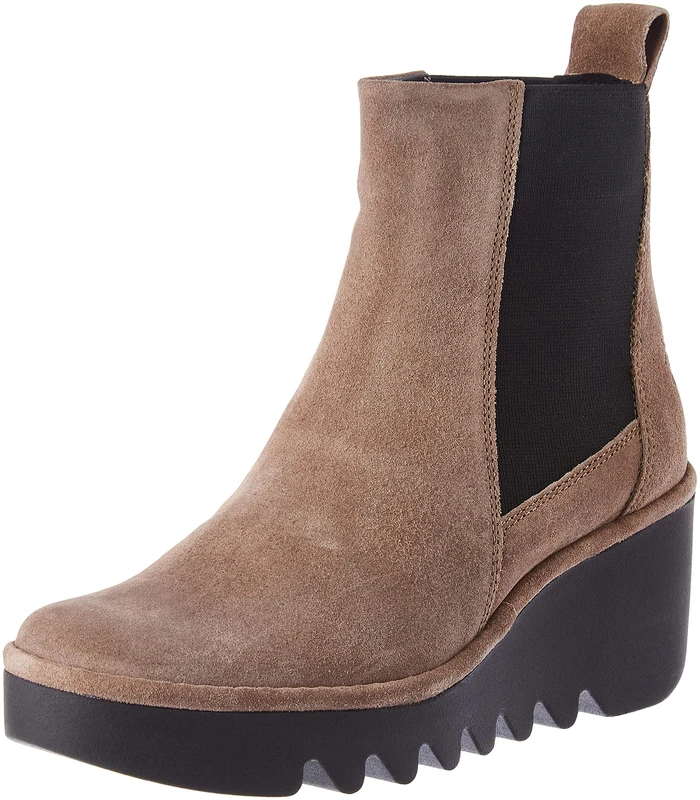 Fly London Women's Chelsea Boot, Taupe, 3 UK
