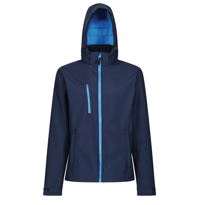 Regatta Professional Men's Venturer 3 Layer Printable Hooded Softshell Jacket