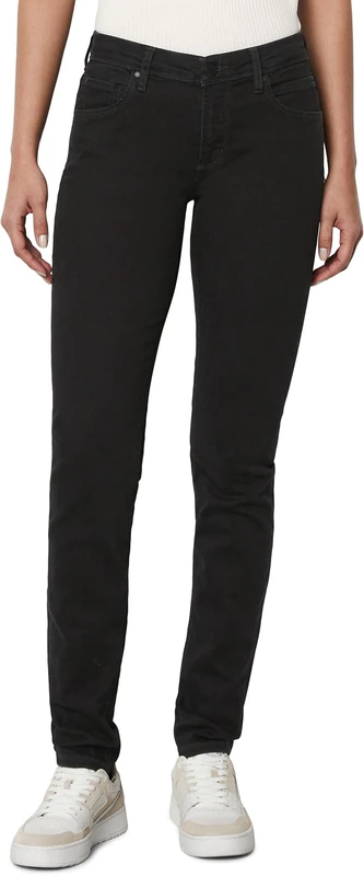 Marc OߴPolo Denim Women's Slim Fit Jeans with Stretch, Black (Multi/Worn Out Black), W30/L34