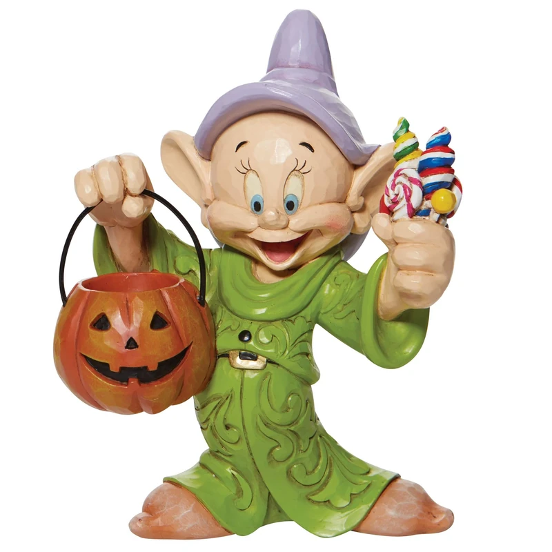 Disney Traditions Dopey Trick Or Treating Figurine