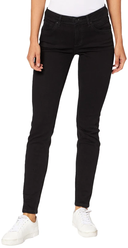 Marc OߴPolo Denim Women's Slim Fit Jeans with Stretch, Black (Multi/Worn Out Black), W33/L34