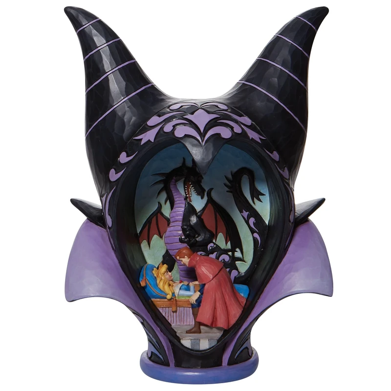 Enesco Jim Shore Maleficent Diorama Headdress Figurine