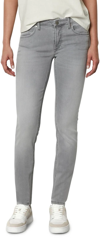Marc OߴPolo Denim Women's Slim Fit Jeans with Stretch, Grey (Every Day Grey Wash), W27/L30