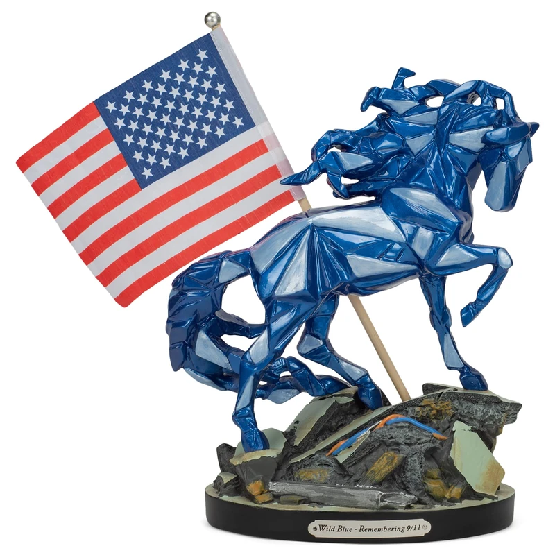 Enesco Figurine, Multicolor, 9.5 in H x 3.75 in W x 8.25 in L