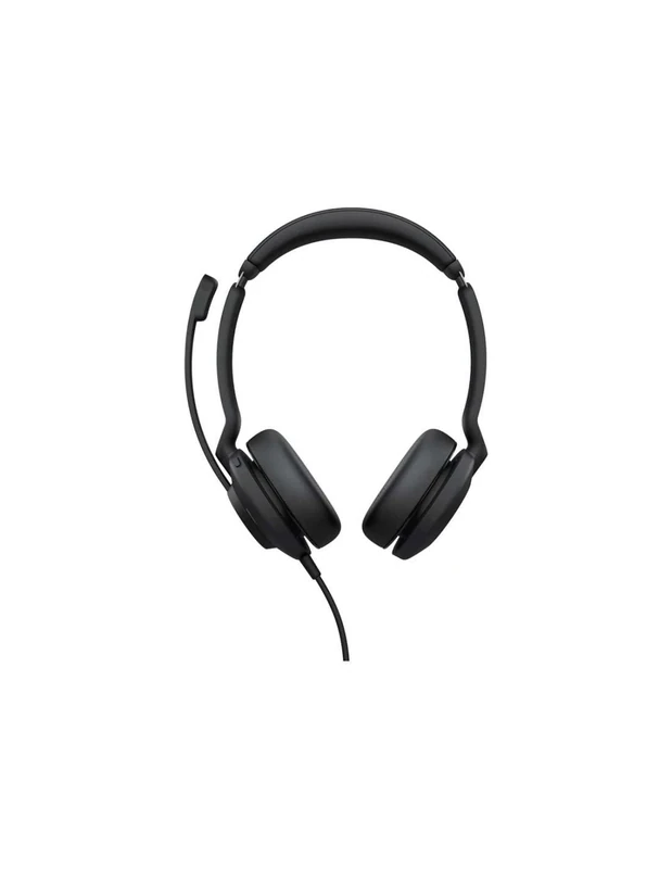 Jabra Evolve2 30 Headset – Stereo Kopfhörer mit Noise Cancelling – UC Zertifiziert – mit 2-Mikrofon Anruf-Technologie – USB-A Kabel – Schwarz