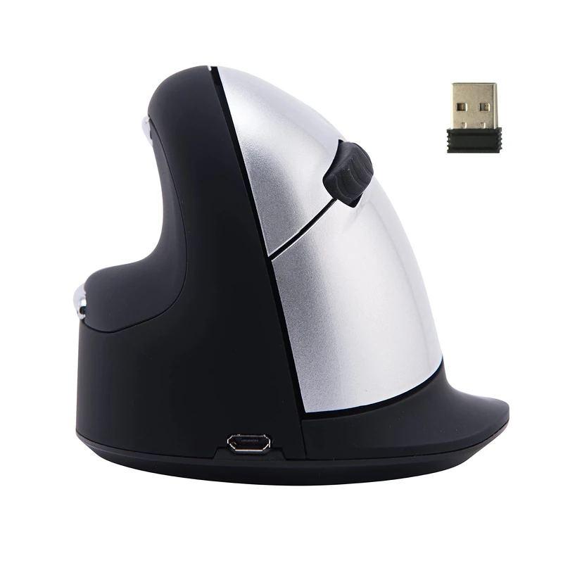 R-Go HE Mouse - Ergonomic Mouse - Large (Hand Size above 185mm) - Left Handed - Wireless