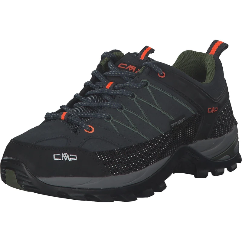 CMP Men's Rigel Low Trekking Shoes WP, Anthracite Peat, 7 UK