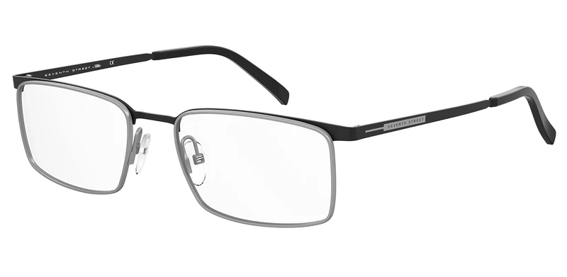 Seventh Street 7A 073 Glasses, Matte Black Dark Ruthenium, 55 for Men, Matte Black Dark Ruthenium