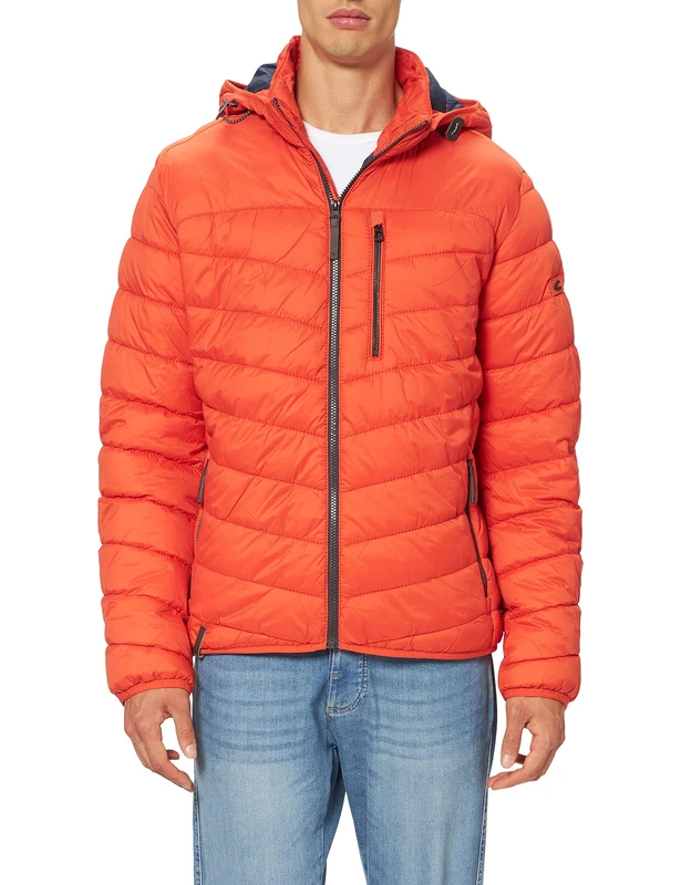 Camel Active Men's 4308806E52 Jacket, Pumpkin, 27