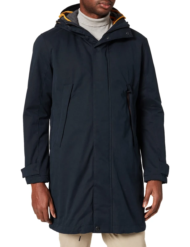 camel active Men's 4104206U91 Coat, Navy, 62