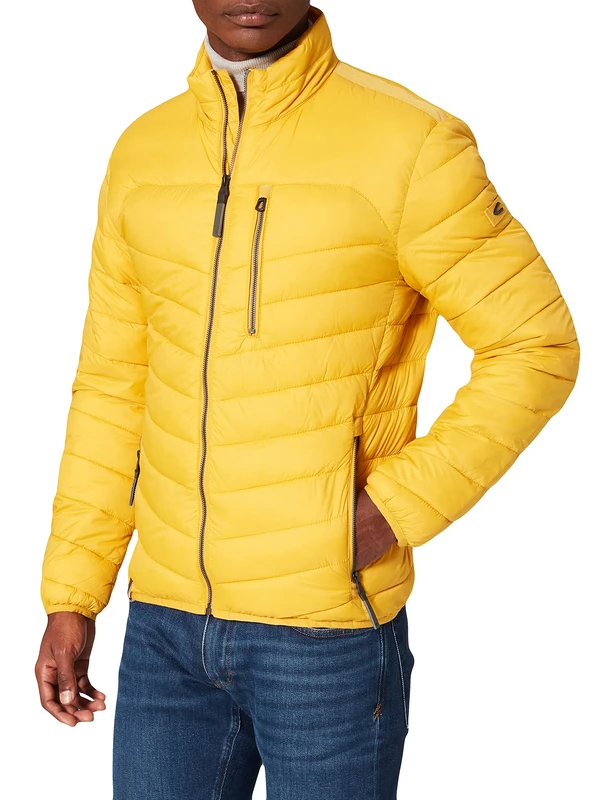 camel active Men's 430240/6e52 Jacket, Gold, 28