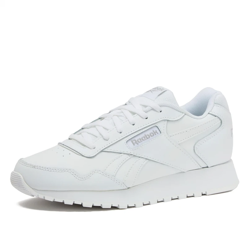 Reebok Women's Club C Double Sneaker, Core White/Light Grey Logo, 10.5