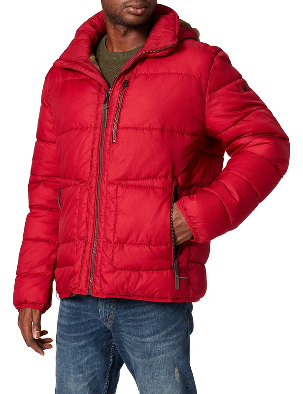 camel active Men's 430970/6e43 Jacket, red, 28