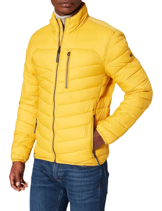 camel active Men's Jacket, Gold, 48 cm