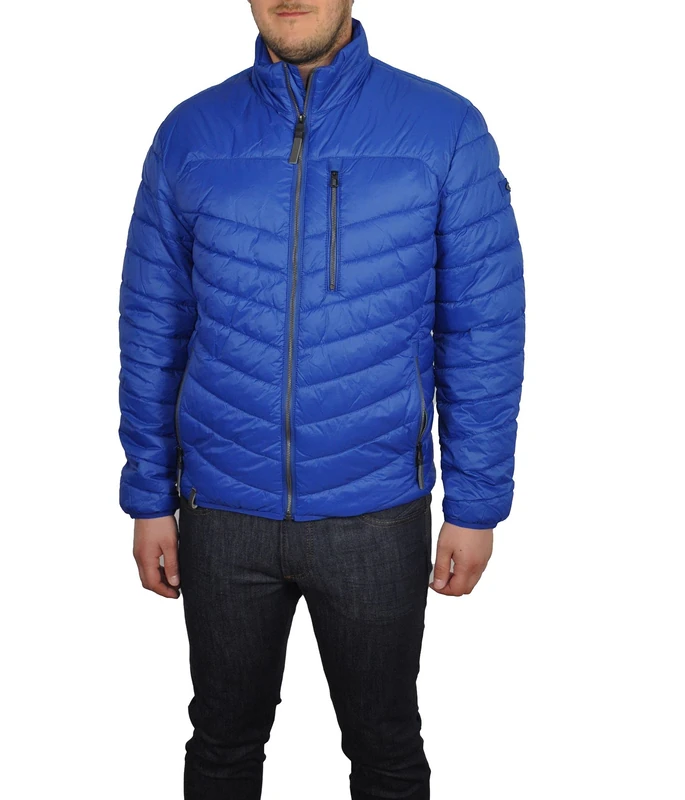 camel active Men's 430240/6e52 Jacket, Quartz Blue, 48