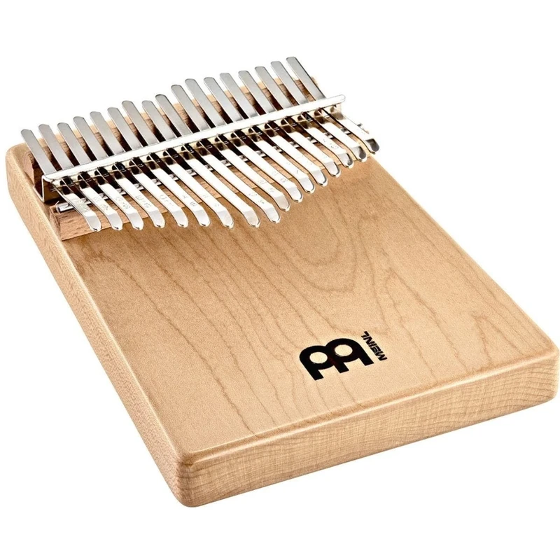 Sonic Energy Solid Body Kalimba – 17 notes in C Major – For Meditation, Yoga, Percussion – Maple Wood – Including Accessories (KL1704S)