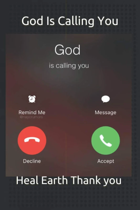 God Is Calling You: Heal Earth Thank you