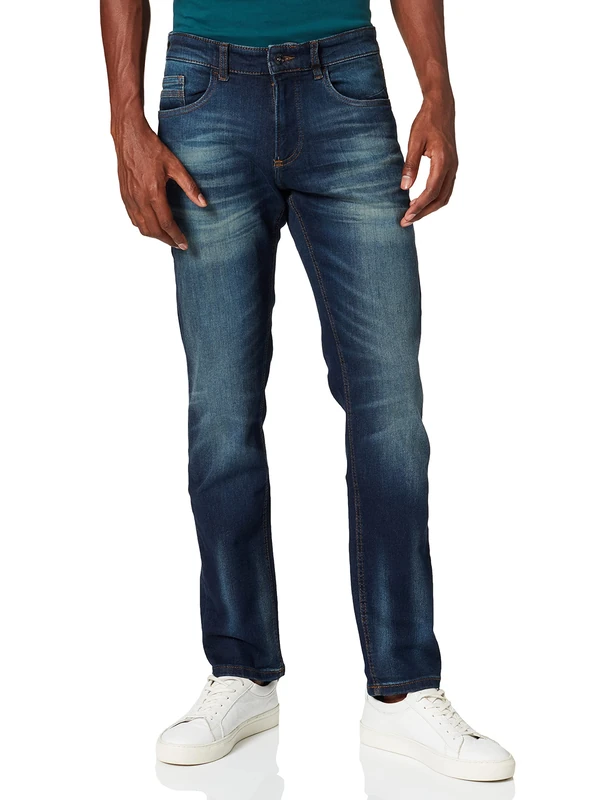 camel active Men's 488856d02 Pants, Night Blue, 30 W/30 L