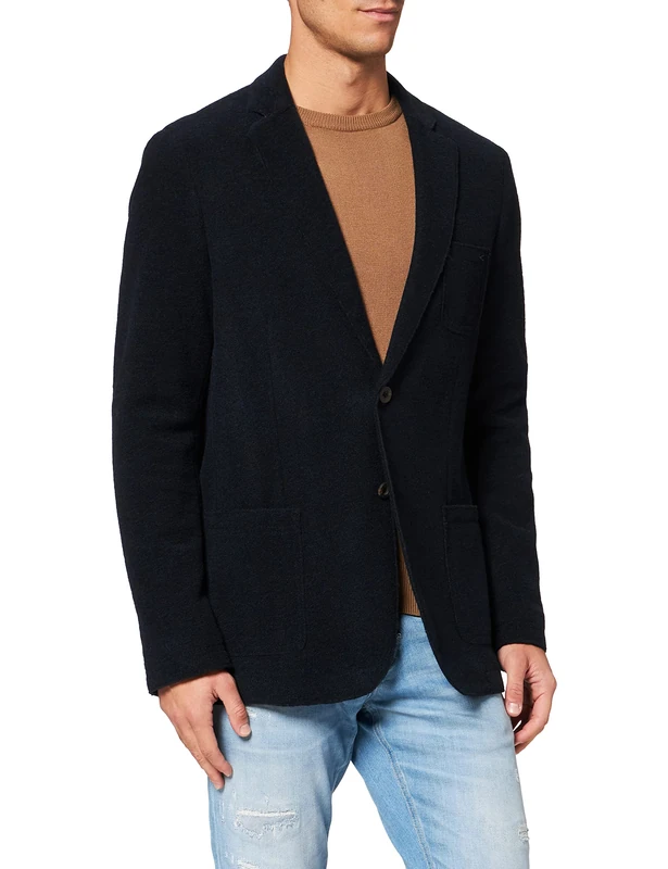 camel active Men's Blazer, Navy, 40