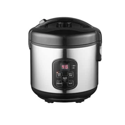 Lakeland 1L Digital Rice Cooker - White & Brown Rice Settings