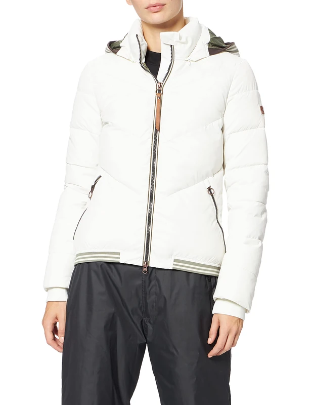 Camel Active Womenswear Women's 3200806R48 Jacke, Off White, 38