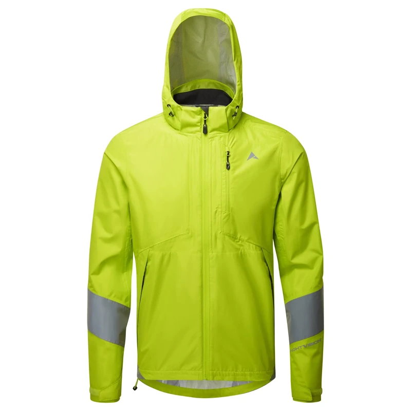 Altura Mens Typhoon Waterproof Reflective Cycling Jacket - Lime - Medium