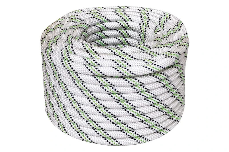 Cofan Rope Roll for Height Works | Braided Rope | Ideal for Climbing and Semi-Static Height Work White