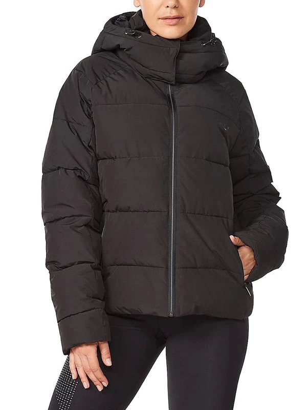 2XU Women's Utility Insulation Jacket, Black/Black, XL