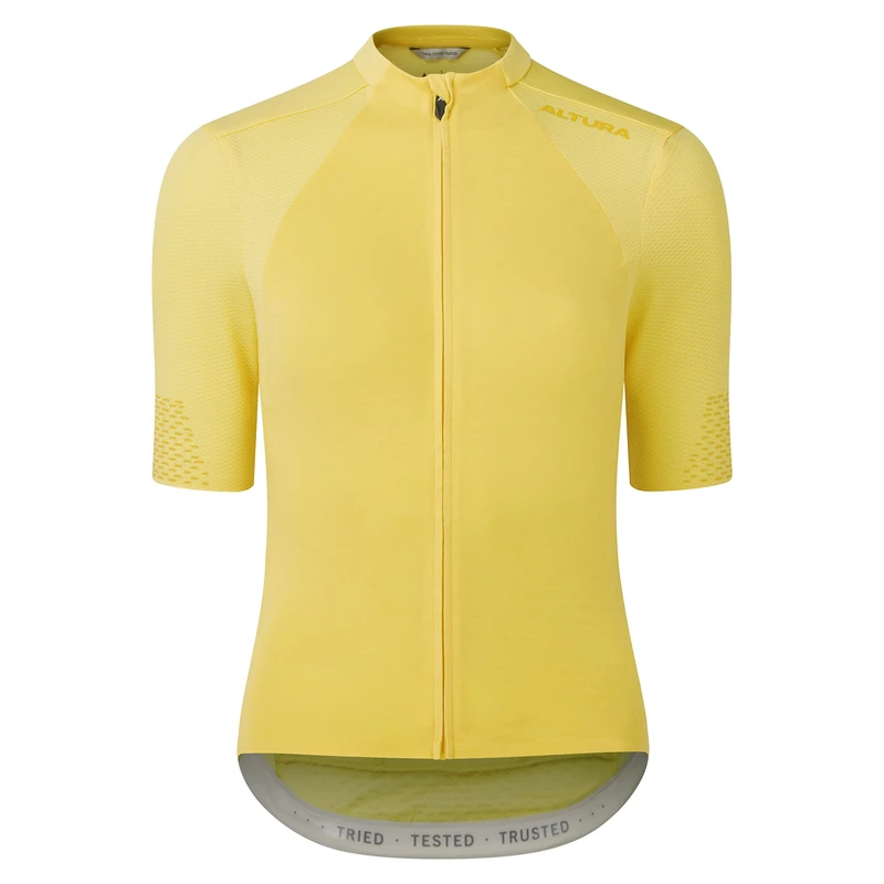 Altura Endurance Women's Short-Sleeved Cycling Jersey, Yellow, 38
