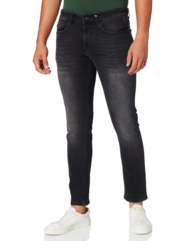 camel active Men's 488856574 Pants, Charcoal, 42 W/30 L