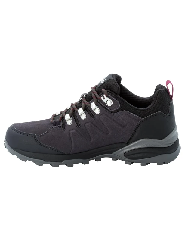 Jack Wolfskin Women's Refugio Texapore Low W Walking Shoe, Dark Steel Purple, 36 EU