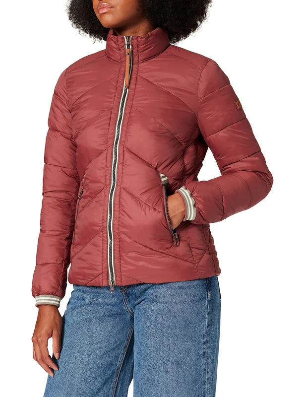 camel active Women's 3309906e50 Jacket, Rosewood, 34
