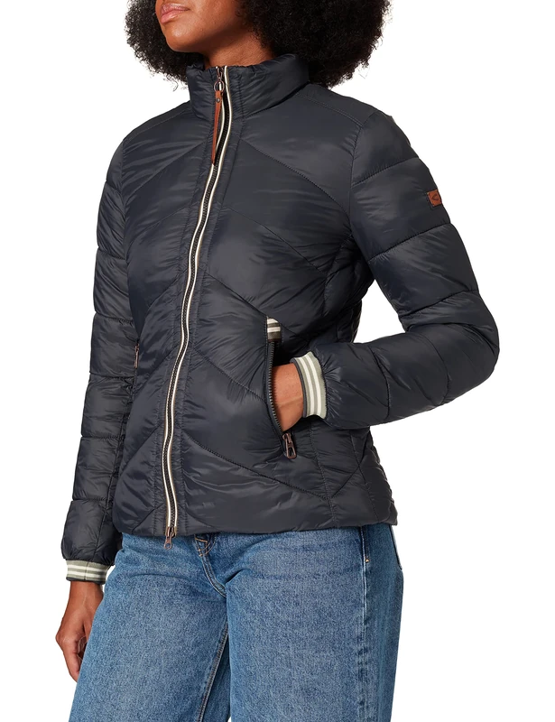camel active Women's 3309906e50 Jacket, Charcoal, 40 - Image 1