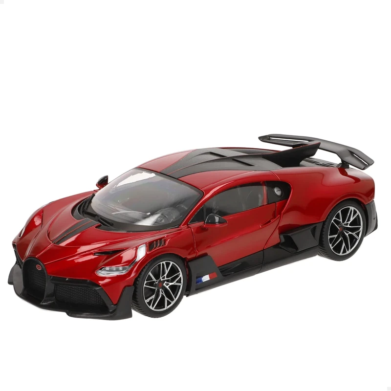 Bburago - Bugatti Divo Rossa, 1:18 Scale Diecast Car, Detailed Replica with Opening Doors and Bonnet, Officially Licensed by Bugatti, Not Suitable for Children Under 36 Months