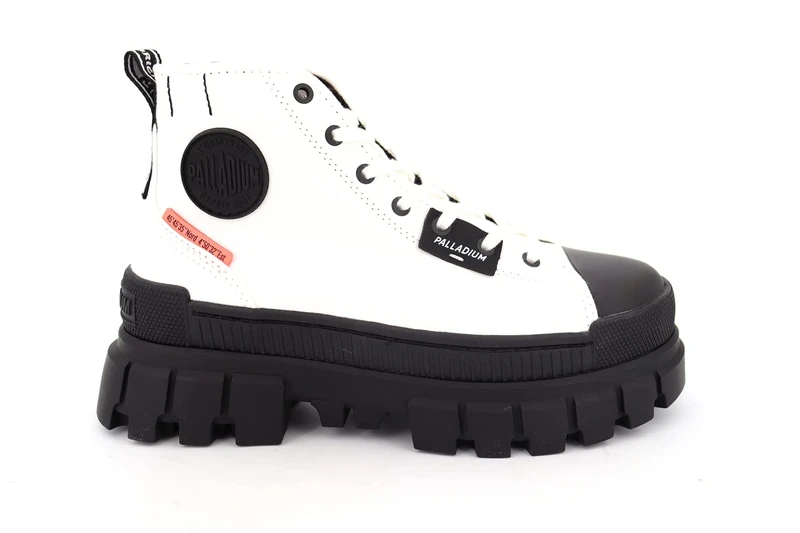 Palladium, REVOLT HI TX, Boots female, White, 5 UK