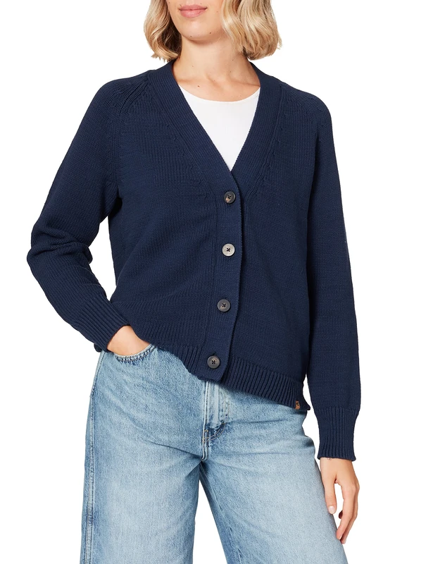 camel active Women's Jumper, Dark Navy, M