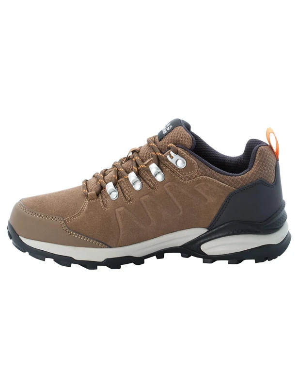 Jack Wolfskin Women's Refugio Texapore Low W Walking Shoe, Brown Apricot, 39.5 EU