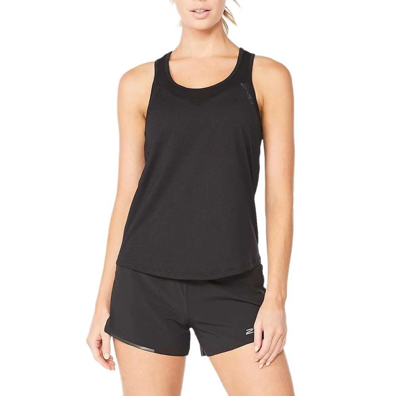 2XU Women's Light Speed Tech Singlet T-Shirt, Brown 2, S