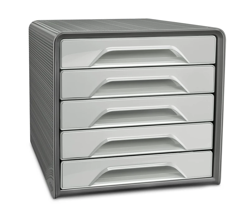Cep Smoove 7-111 5 Flat Drawer Box Dark Grey/Light Grey