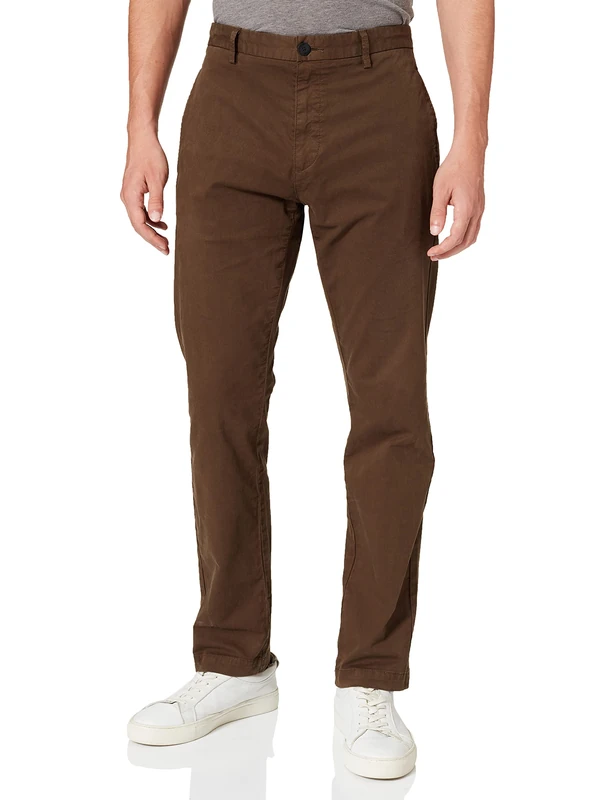 HUGO Men's Trousers, Dark Green304, 33 W/34 L