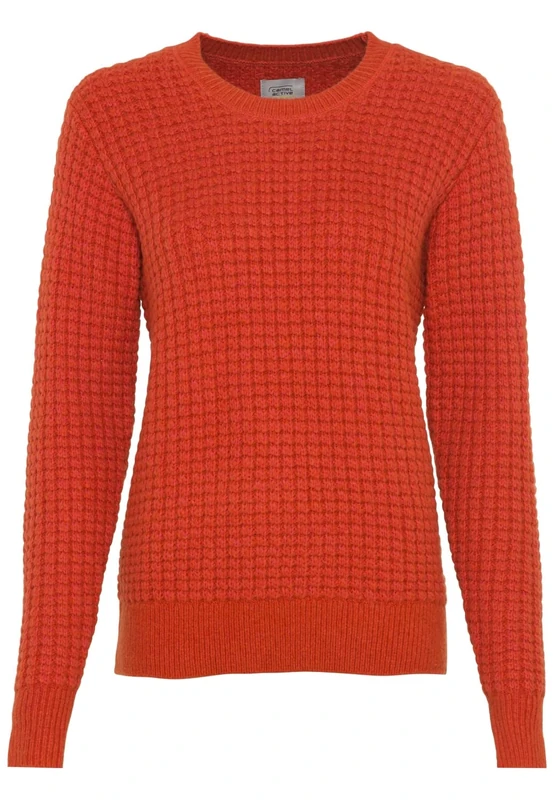 Camel Active Womenswear Women's 3095646k03 Sweater, Burned Orange, M